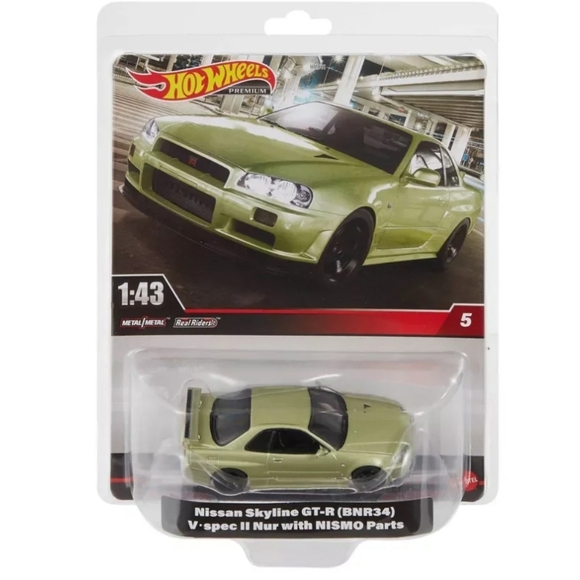Hot Wheels Real Riders Nissan Skyline GT-R (BNR34) V-Spec II Nur with NISMO Part - Picture 4 of 4